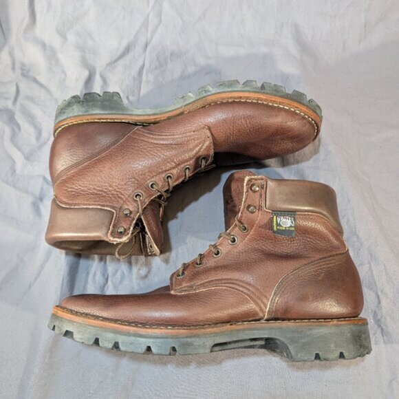 White's Boots Centennial Hiker Brown Leather Work Boots Men's Size 12E - Picture 7 of 9